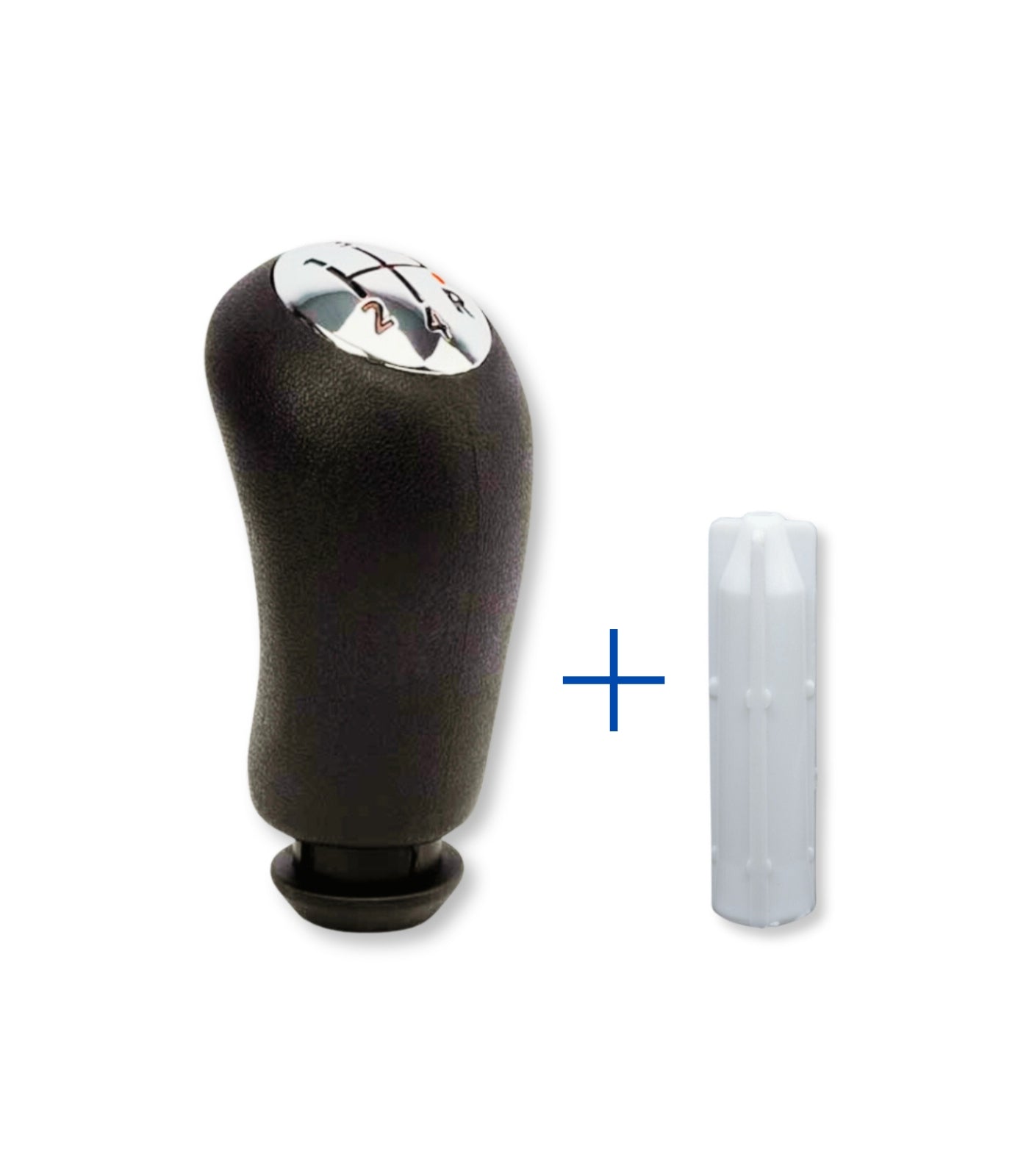 Pomello Compatibile con Renault Megane Scenic Clio Kangoo + Adattatore in plastica