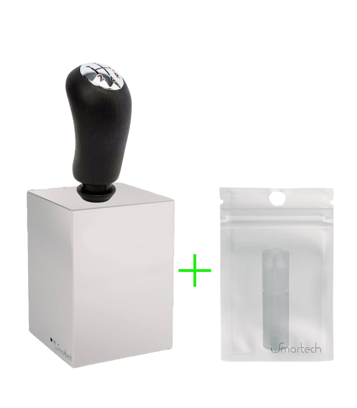 Pomello Compatibile con Renault Megane Scenic Clio Kangoo + Adattatore in plastica