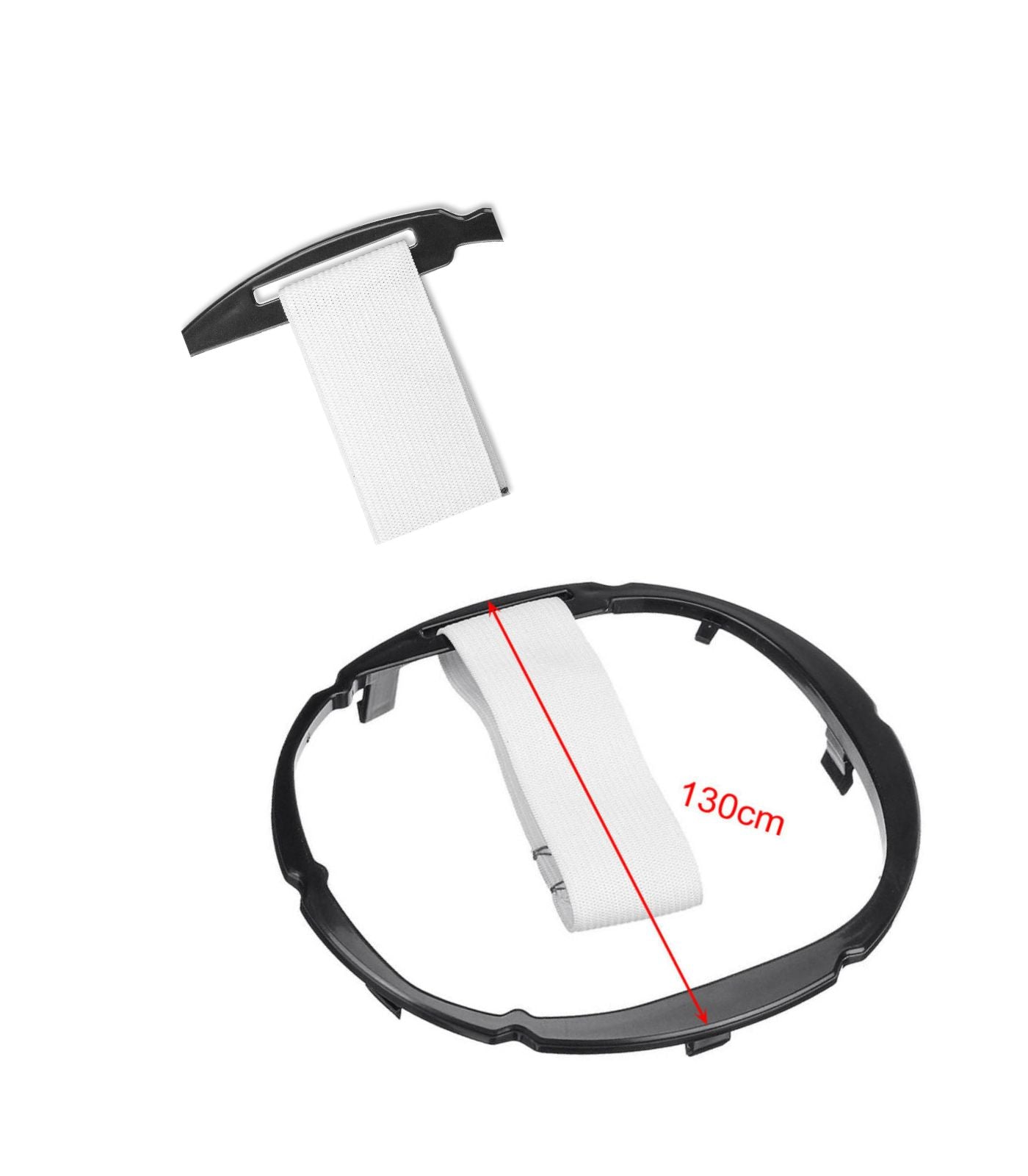Ring Frame Base For Gear Lever Headphone In Abs Plastic For Car Gearbox Cod. 71775051 Quality Product Compatible With The Original