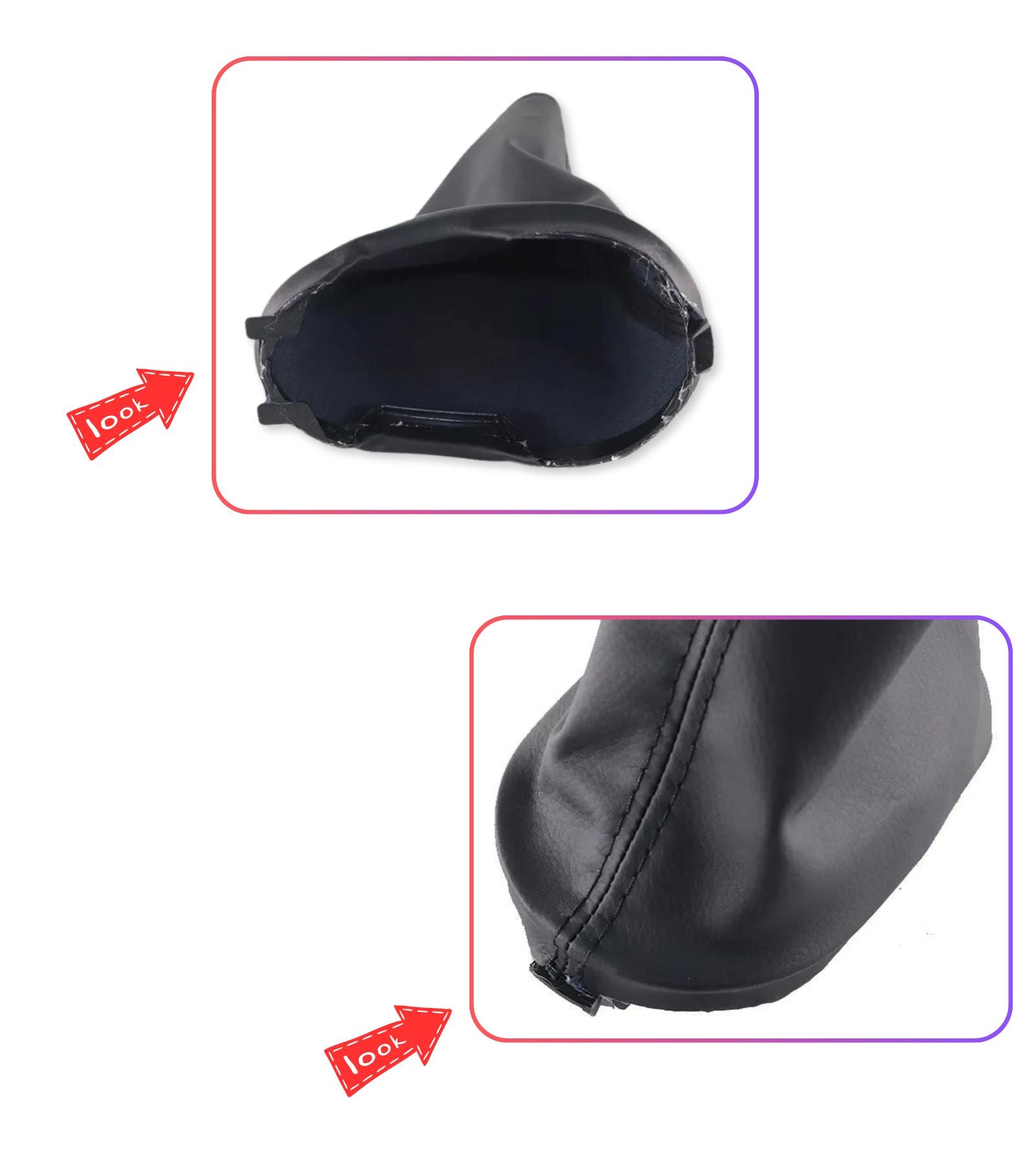 Gear Shift Knob Gaiter Compatible with Dacia Logan MK1 Dacia Sandero MK1 Logan
