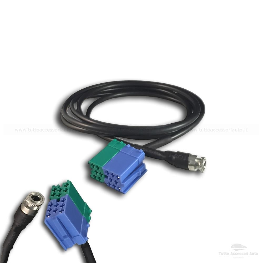 FEMALE JACK AUX CABLE FOR FIAT BRAVO FROM 2007 VISTEON RADIO AUDIO INPUT MP3 SMARTPHONE LENGTH 150CM