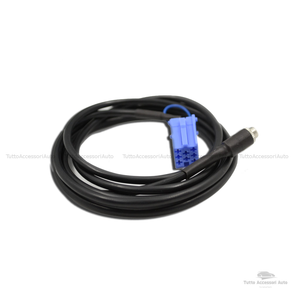 Aux cable for Delphi Bosch radio no source available compatible with Fiat 500 Grande Punto Evo Panda Female jack and jumper