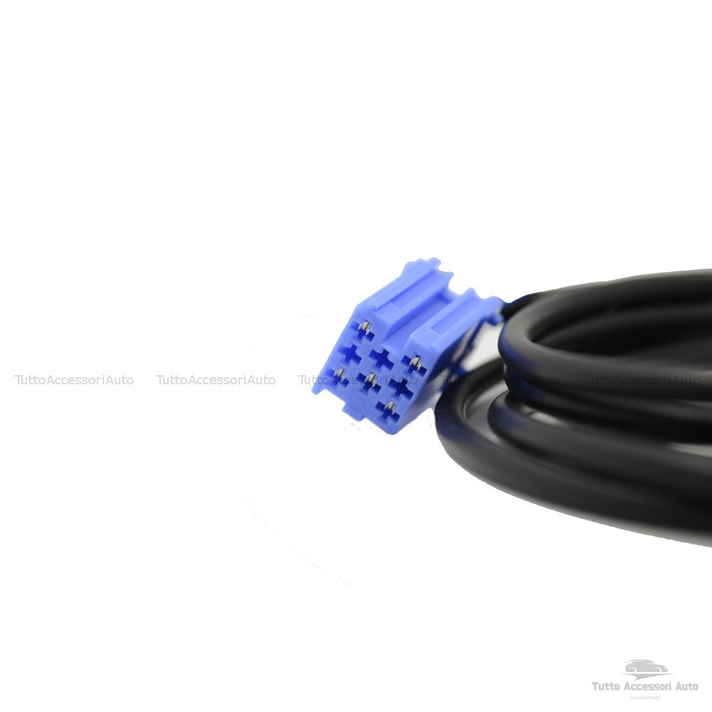 Aux cable for Delphi Bosch radio no source available compatible with Fiat 500 Grande Punto Evo Panda Female jack and jumper