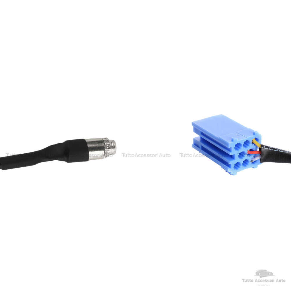 Aux Audio Cable In Female Jack For Mp3 Smartphone Iphone Car Fiat Lancia Car Radio Delphi Grundig Bosch With WritingNo Source Available No Blue&amp;Me + 3.5mm Male Jack Audio Cable
