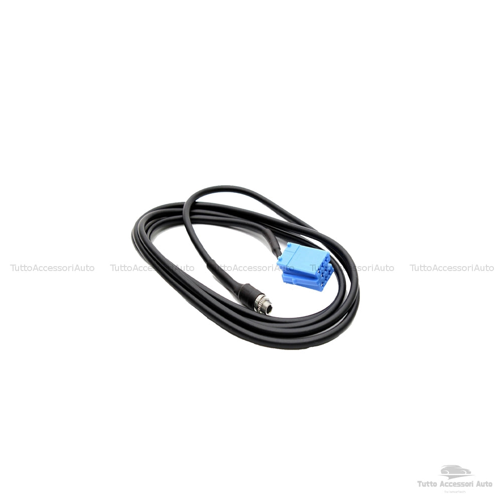 Aux Audio Cable In Female Jack For Mp3 Smartphone Iphone Car Fiat Lancia Car Radio Delphi Grundig Bosch With WritingNo Source Available No Blue&amp;Me + 3.5mm Male Jack Audio Cable