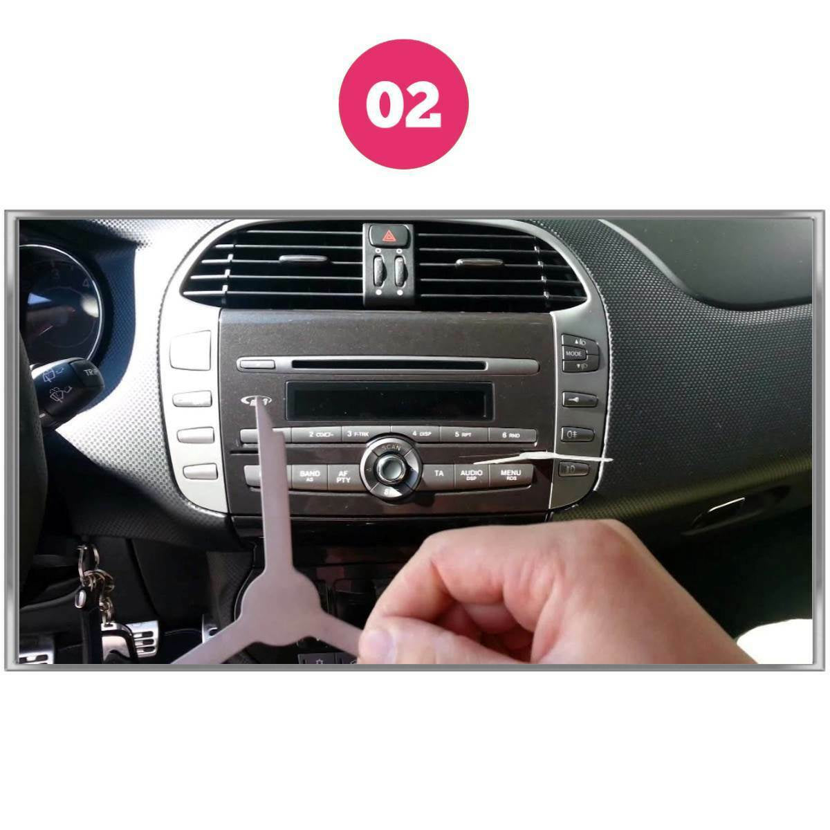 Extraction Kit Three Keys Car Radio Stereo Fiat Bravo Audi Volkswagen