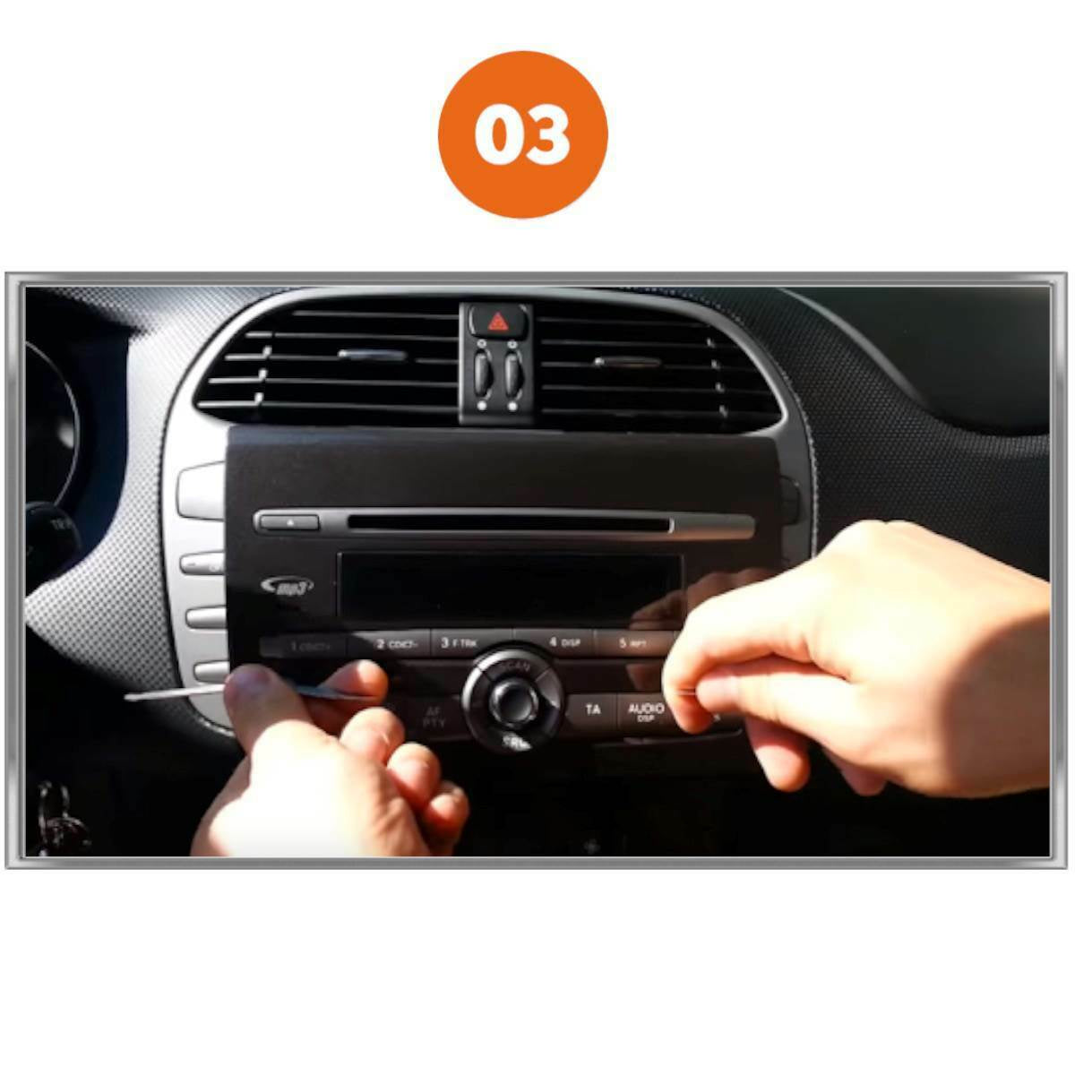 Extraction Kit Three Keys Car Radio Stereo Fiat Bravo Audi Volkswagen