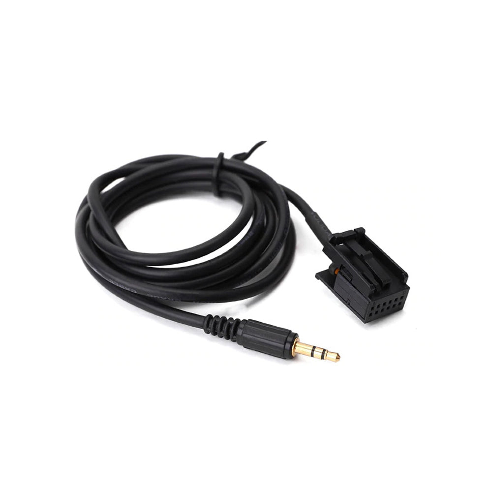Aux Cable for OEM Car Radio Compatible for 6000CD Series Compatible with Fiesta Mondeo Focus C-Max Fusion Galaxy with Aux Button + 4 Radio Removal Keys 3.5mm Male Jack