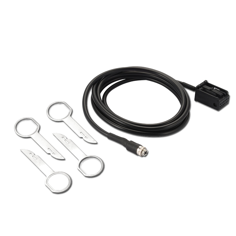 Aux Cable Adapter Jack Female 3.5mm Ford Car Radio From 2005 + Extraction Kit
