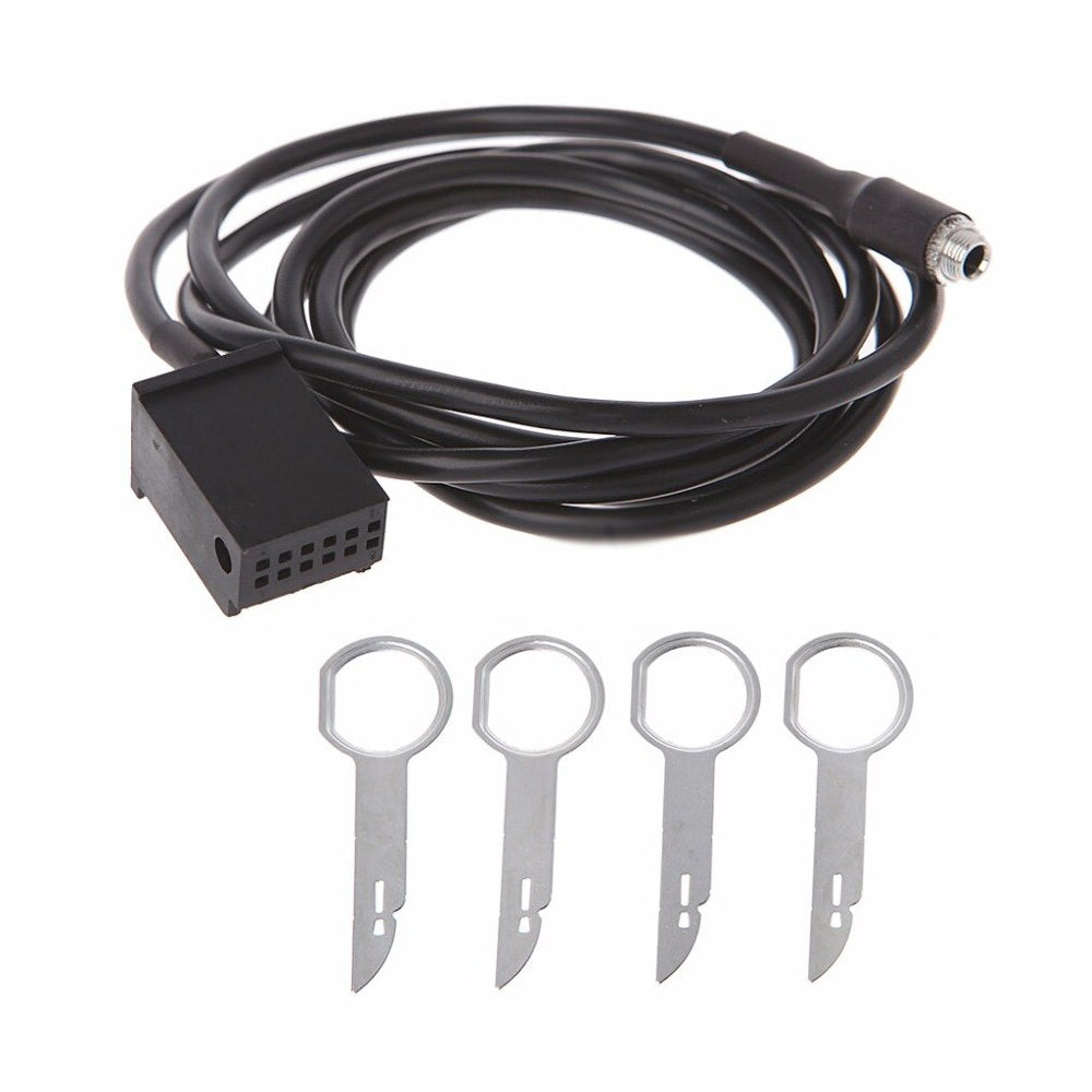 Aux Cable Adapter Jack Female 3.5mm Ford Car Radio From 2005 + Extraction Kit