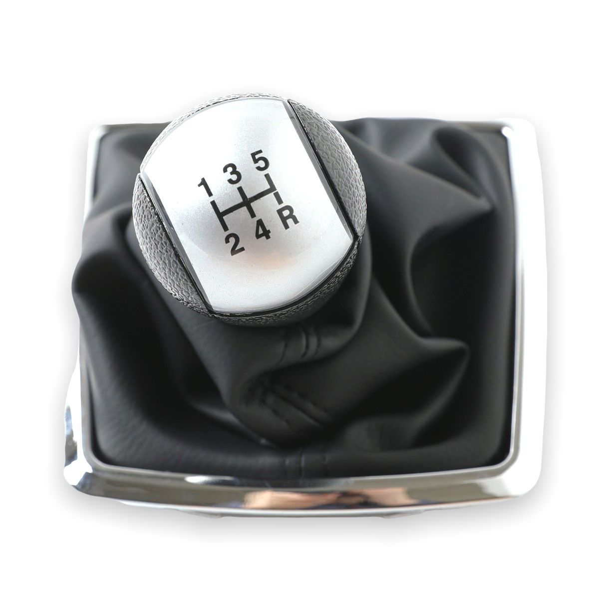 Small frame gear knob and frame for 5 speed gear lever compatible with Ford Focus 2004 to 2012